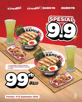 Promo 9.9 RamenYa. (instagram)